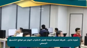 تنويه عاجل.. طريقة معرفة نتيجة تقليل الاغتراب اليوم عبر موقع التنسيق الرسمي